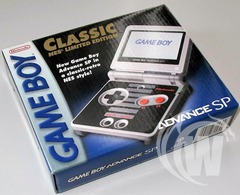 NES Gameboy Advance SP Console
